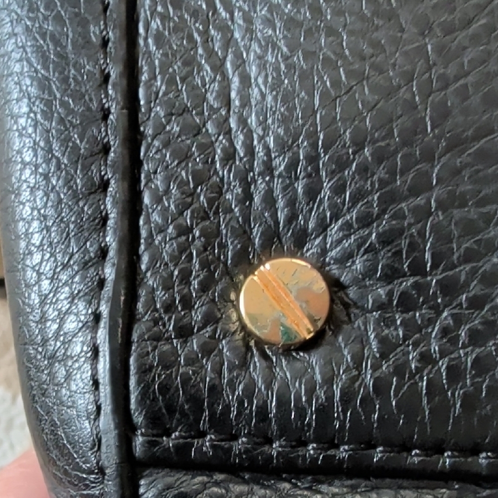 Tory Burch Mini Amanda Crossbody Black/Gold GUC - Picture 11 of 12